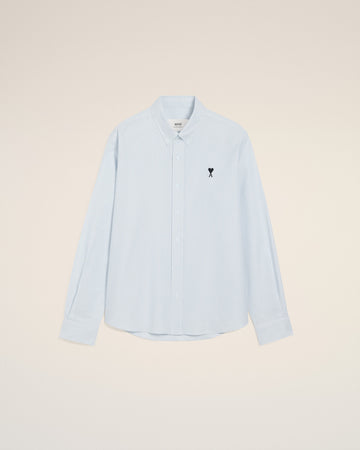 Blue Cotton Button Down Ami De Coeur Shirt