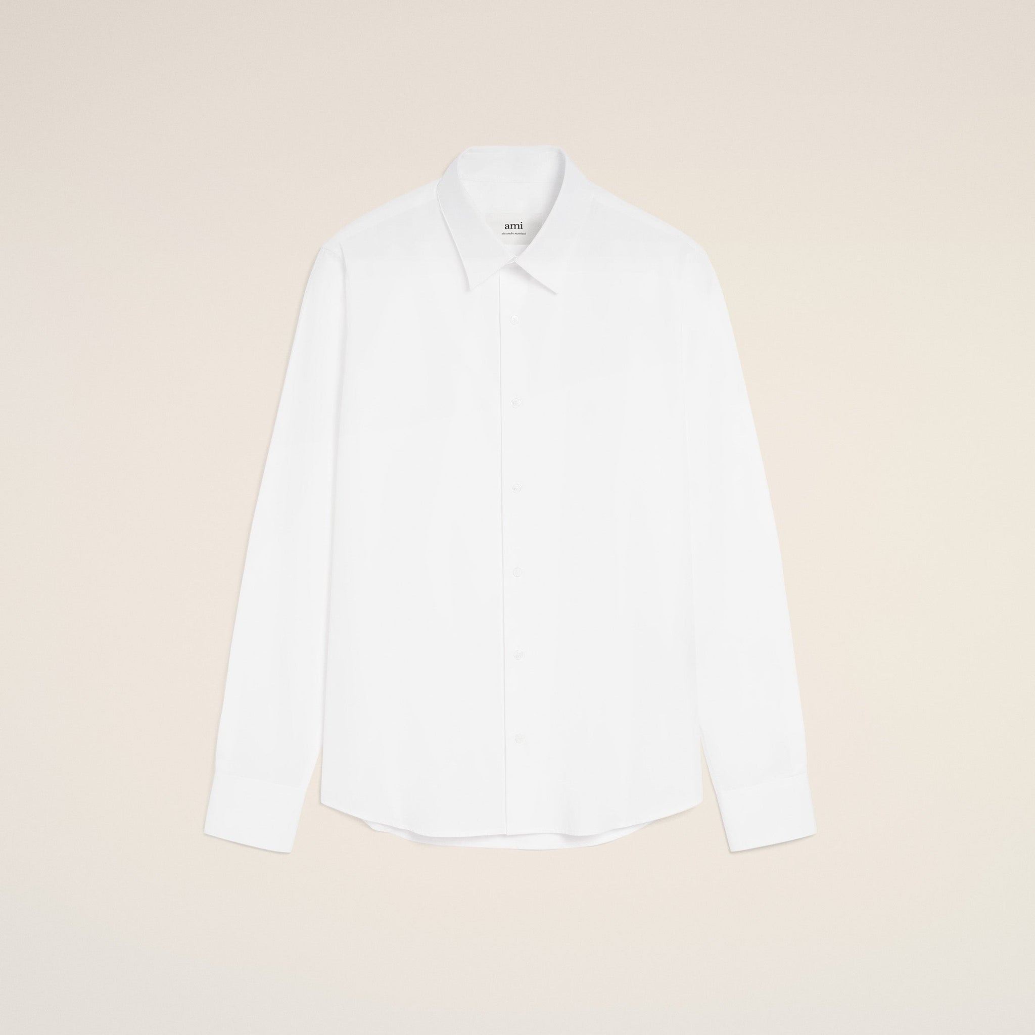 White Poplin Cotton Tailor Shirt