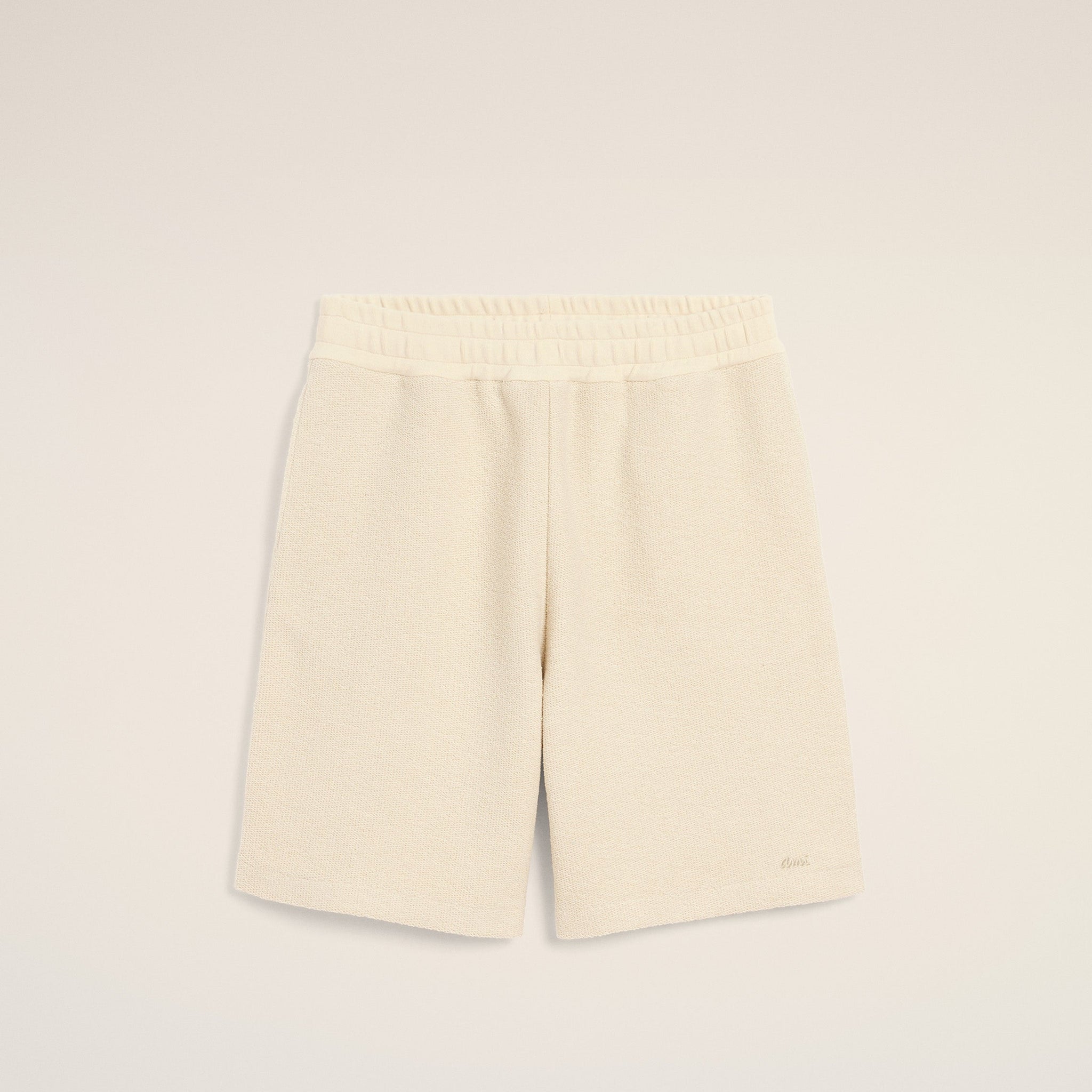 White Cotton Curly fleece Short