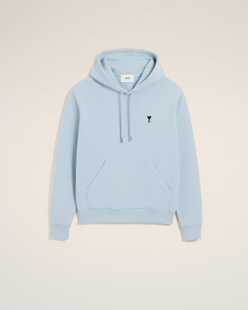 Blue Cotton Contrasted Ami De Coeur Hoodie