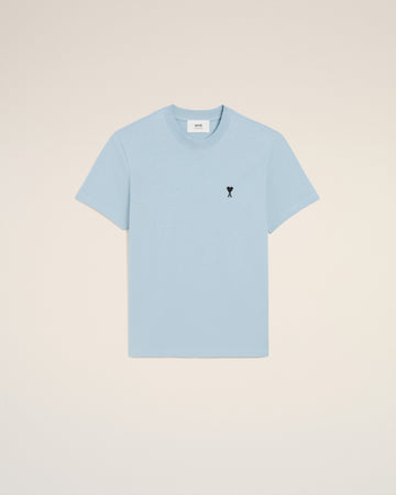 Blue Cotton Ami De Coeur T-shirt