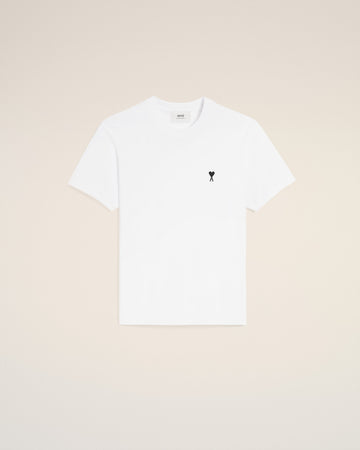 White Cotton Ami De Coeur T-shirt
