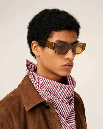 Brown Acetate 75001 Sunglasses