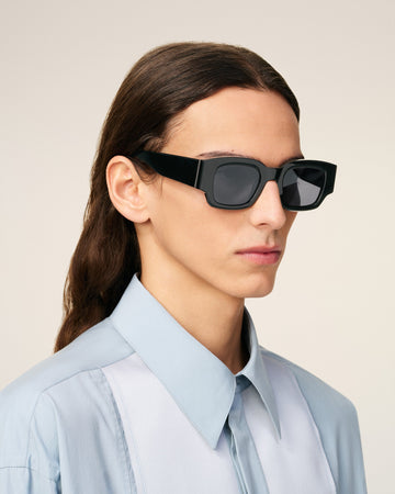 Black Acetate 75001 Sunglasses
