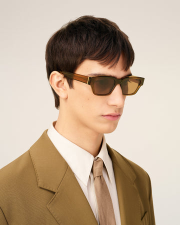 Brown Acetate 75009 Sunglasses