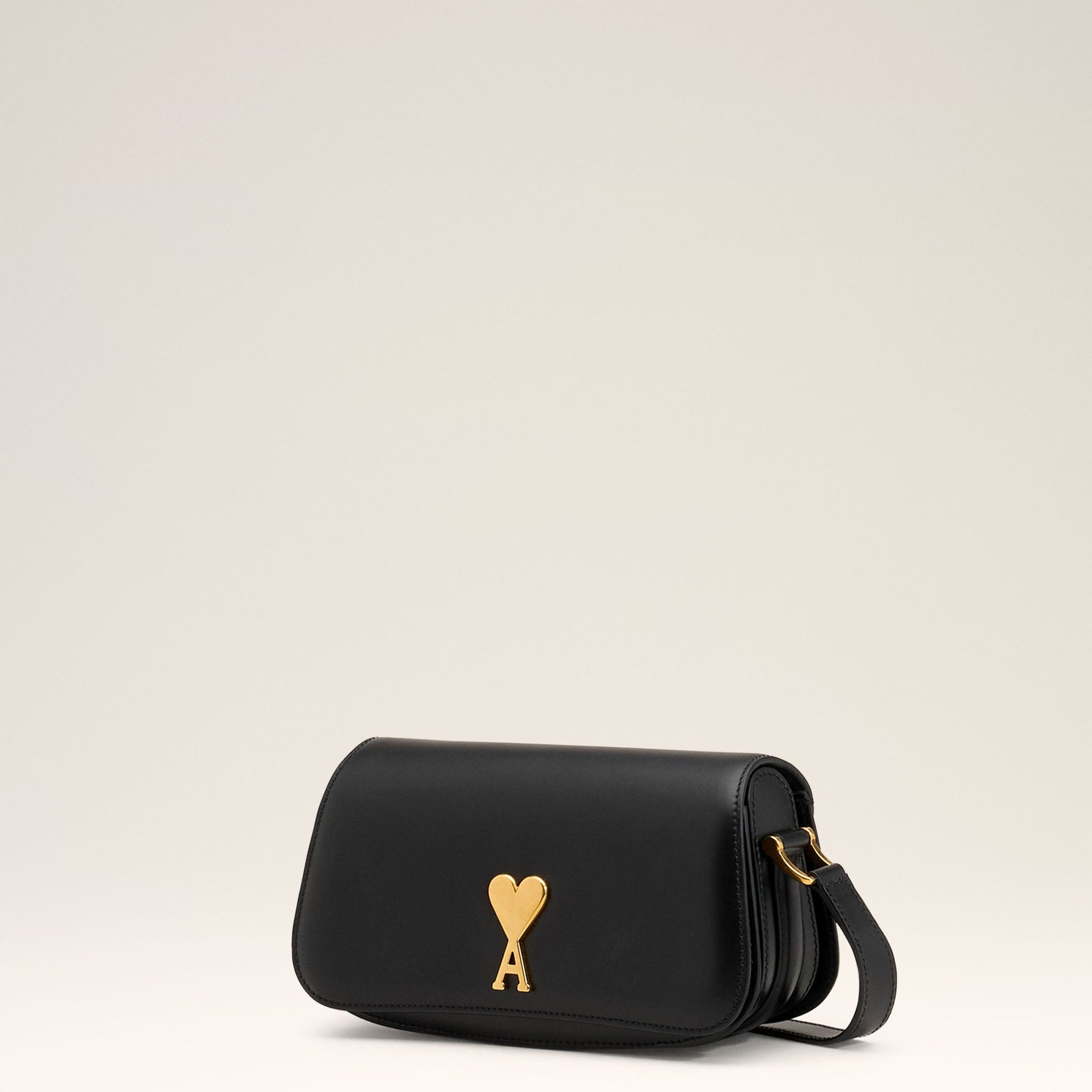 Black Leather Shoulder Bag Paris Paris Bag
