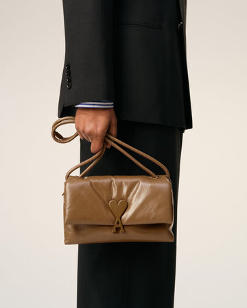 Brown Smooth Leather Voulez Vous Bag