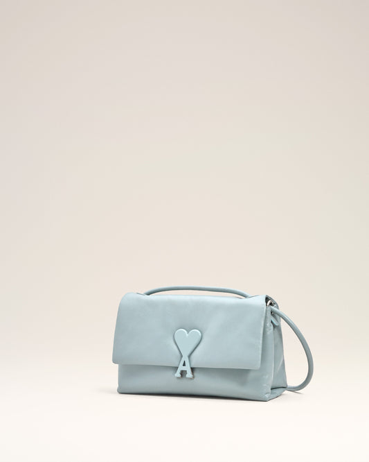 Blue Smooth Leather Voulez Vous Bag