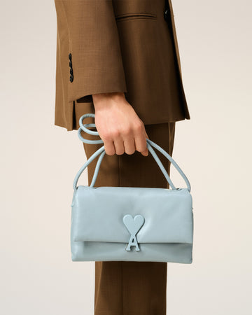 Blue Smooth Leather Voulez Vous Bag