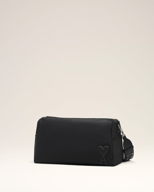 Black Nylon Canvas Large  Marcel Backpack