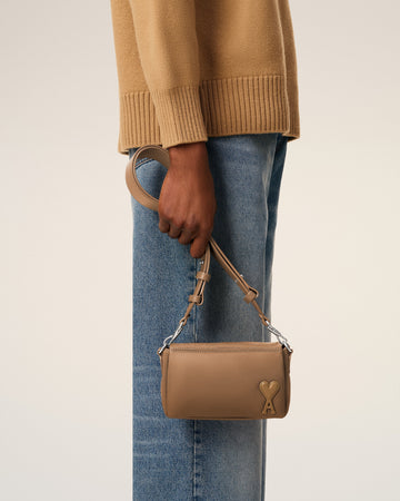 Brown Nylon Canvas Marcel Lunch Box Bag