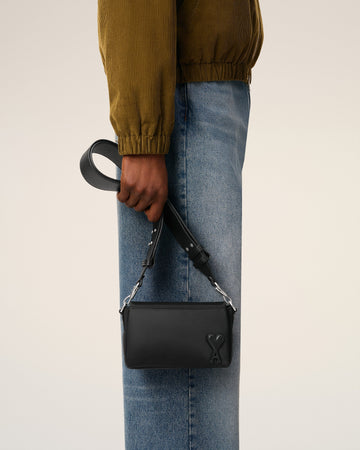 Black Nylon Canvas Marcel Lunch Box Bag