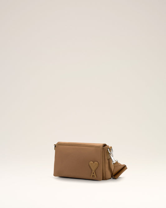 Brown Nylon Canvas Marcel Lunch Box Bag