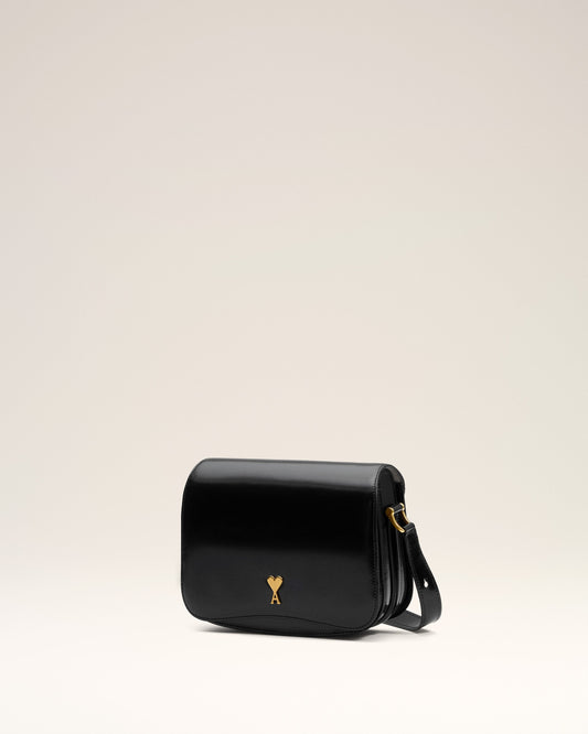 Black Glazed Leather Paris Paris Bag