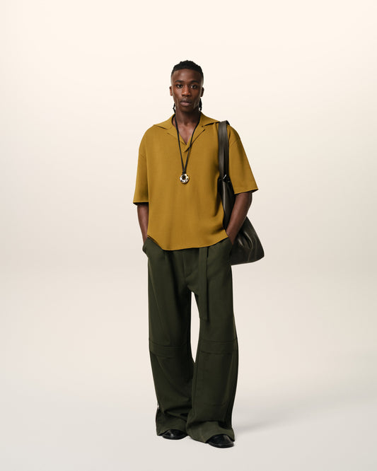 Mustard Short Sleeve Polo