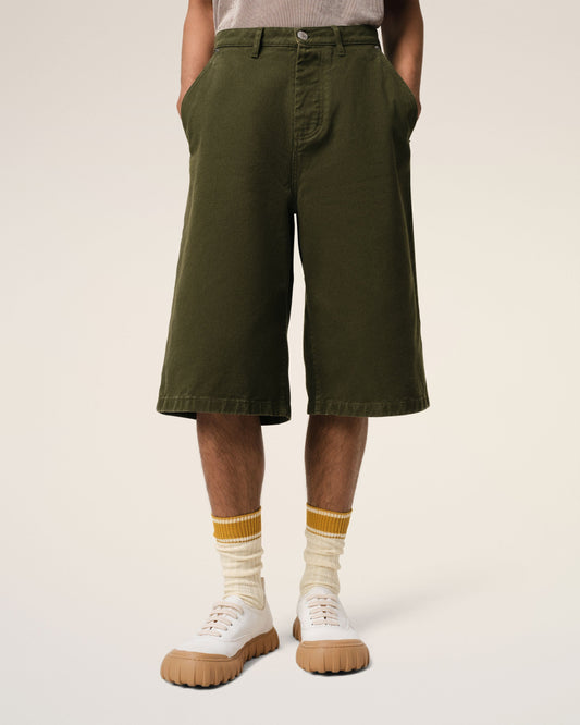 White Cotton Low Top Tempo Canvas Sneakers