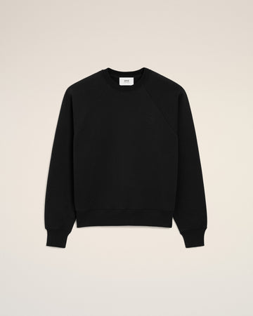 Black Cotton Ami De Coeur Sweatshirt
