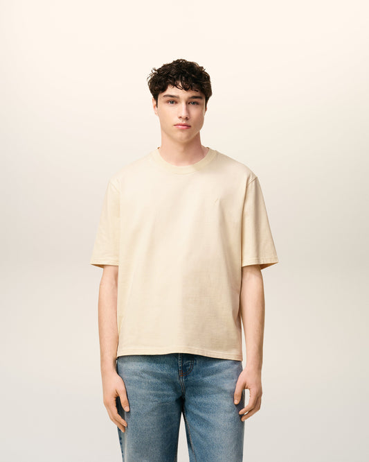 White Cotton Ami De Coeur T-shirt